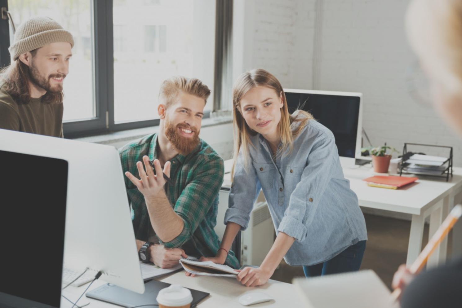 Financial advisor reviewing budget contingency plans with detailed spreadsheets and financial models